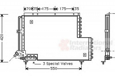 VAN WEZEL 59005081 -  Конденсатор, кондиционер
